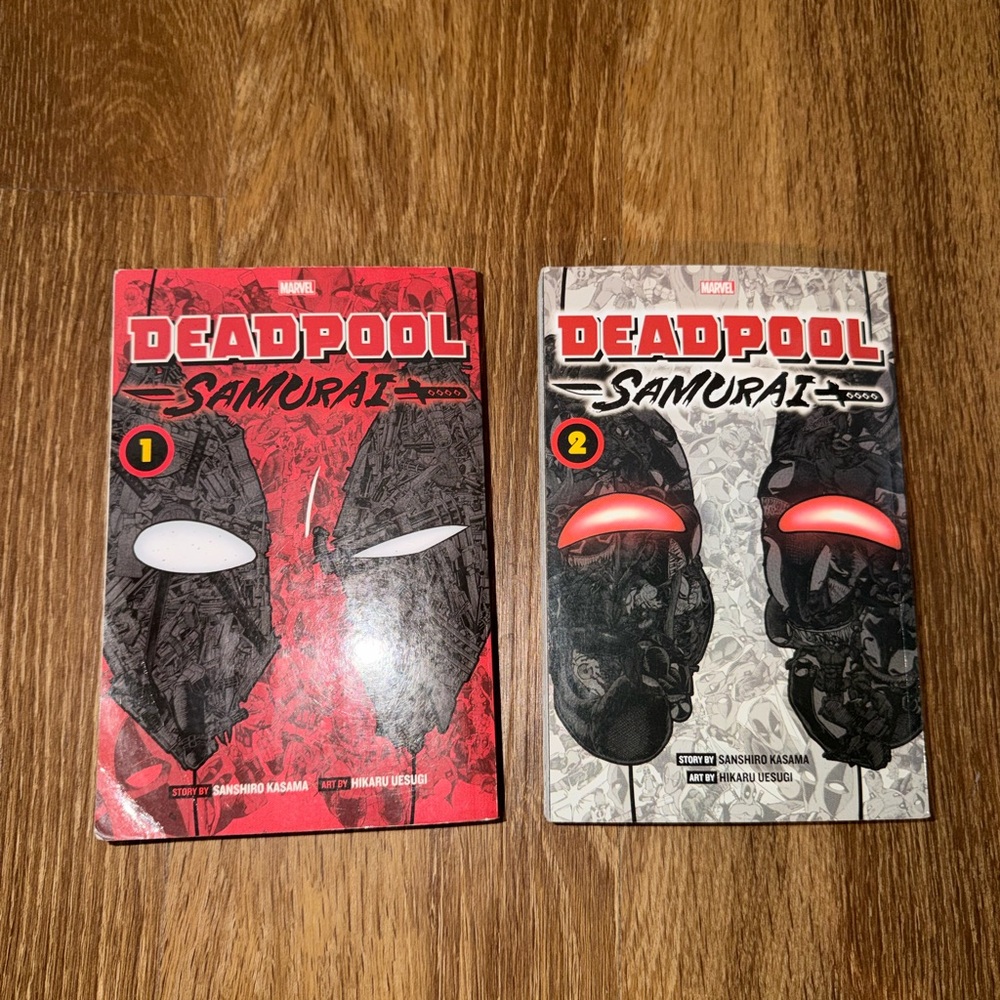 Marvel Deadpool Samurai Manga Set - Red and Black Covers